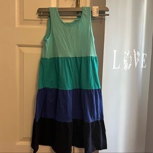 Girls colorblock dress.